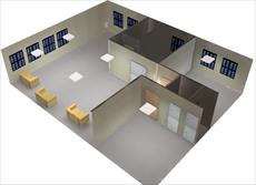 دانلود طرح روشنایی داخلی یک خانه با دیالوکس Dialux
