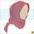 وکتور لایه باز پوشش اسلامی روسری صورتی حاشیه دار