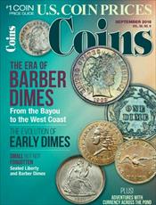 فایل مجله سکه شناسی آمریکا Coins / سپتامبر 2019